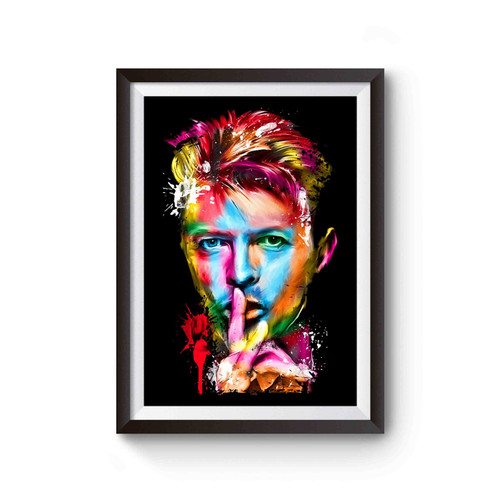 David Bowie Rainbow Poster