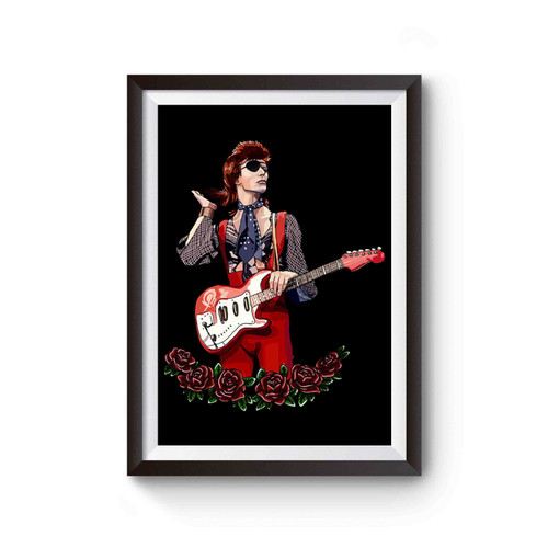 David Bowie Ziggy Stardust Music Poster