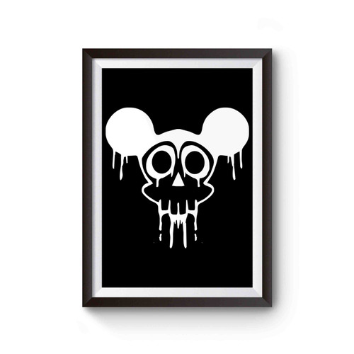 Dead Mickey Halloween Scary Funny Disney Poster