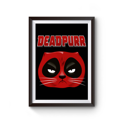 Deadpool Cat Deadpurr Poster