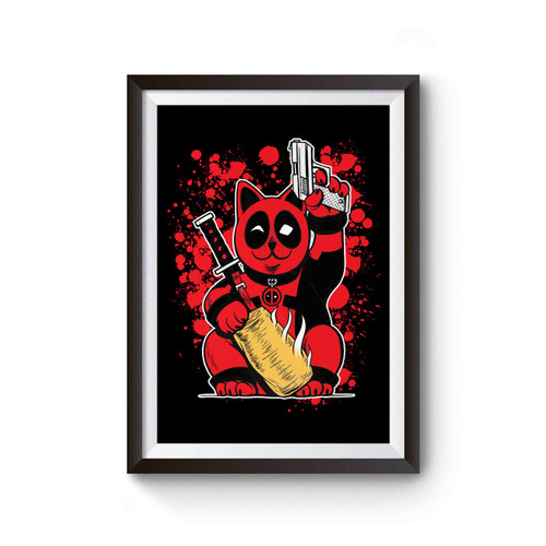 Deadpool Cat-Pool Merc With Meow Poster