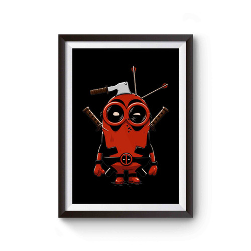 Deadpool Deadpool Minion Spoof Deadpool Minion Superhero Poster