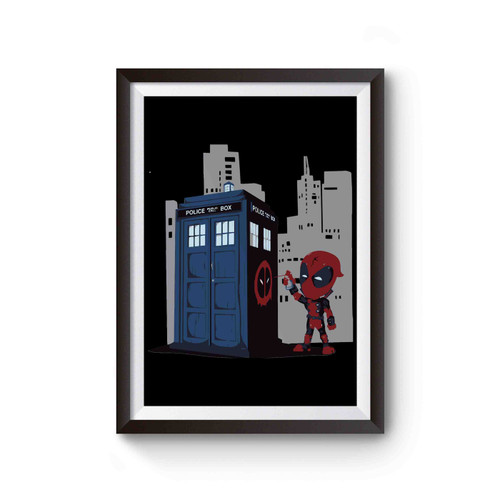 Deadpool Dr Who Poster
