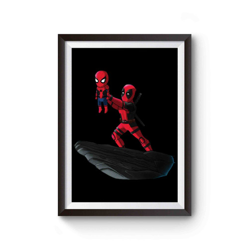 Deadpool X Spider-Man Poster