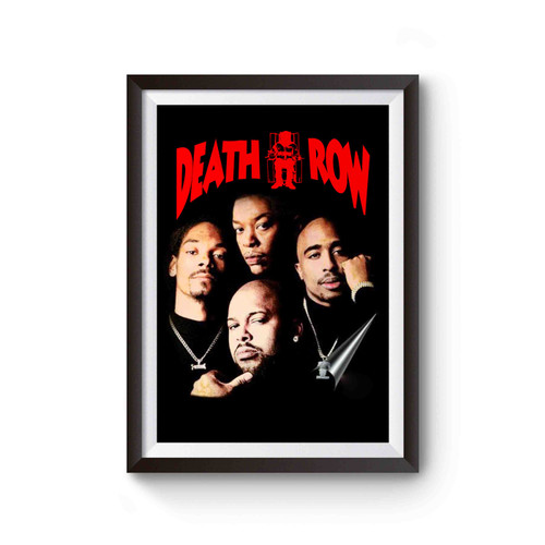Death Row Records Music Inspired Poster Death Row Records Music Inspired Poster