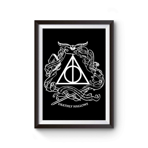 Deathly Hallows And One Greeted Death Like An Old Friend Poster
