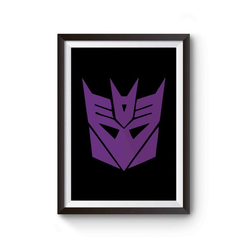 Decepticons Logo Comic Con Transformers Poster