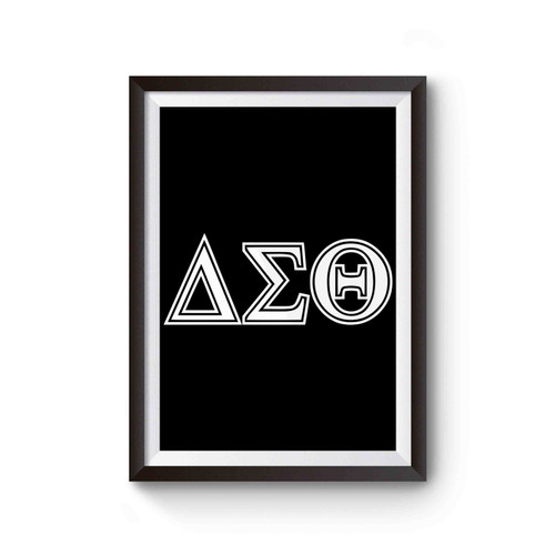 Delta Sigma Theta Greek Letters Poster