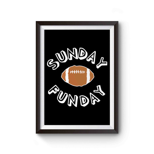 Denver Broncost Sunday Funday Football Poster
