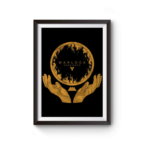 Destiny Warlock Sunsinger Logo Poster