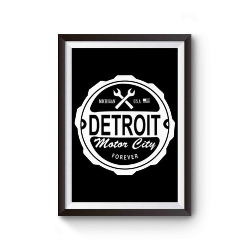 Detroit Motor City Forever Poster