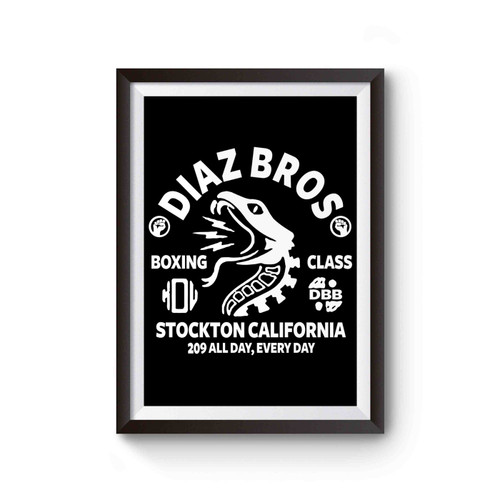Diaz Brothers Boxing Class Poster