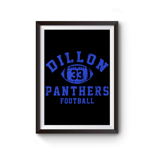Dillon Panthers Football Poster