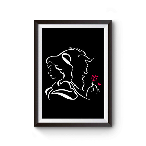 disney silhouettes beauty and the beast