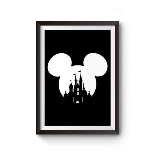 Disney Castle Ear Mickey Mouse Poster