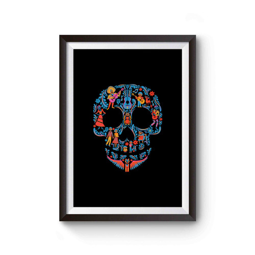 Disney Coco Skull Pattern Poster