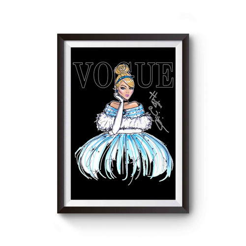 Disney Princess Cinderella Vogue Inspired Poster