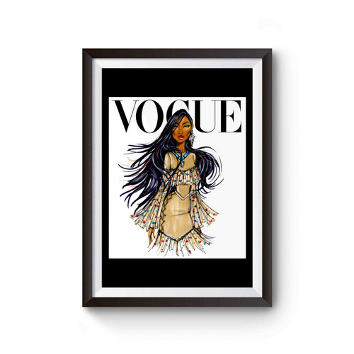 Disney Princess Pocahontas Vogue Poster