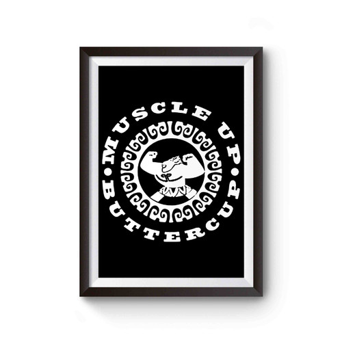 Disney's Moana Mini Maui Muscle Up Buttercup Inspired Poster