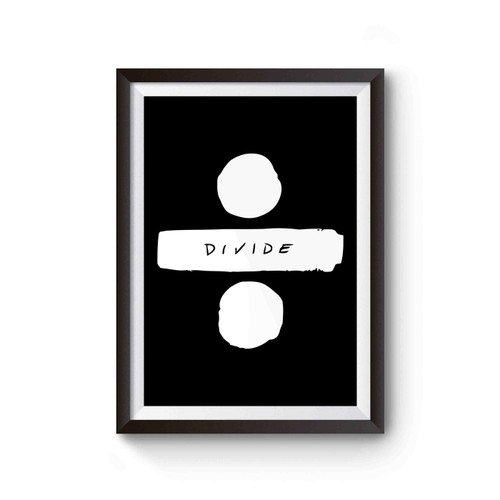 Divide Icon Poster