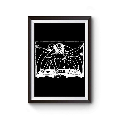 Dj Da Vinci Vitruvian Poster