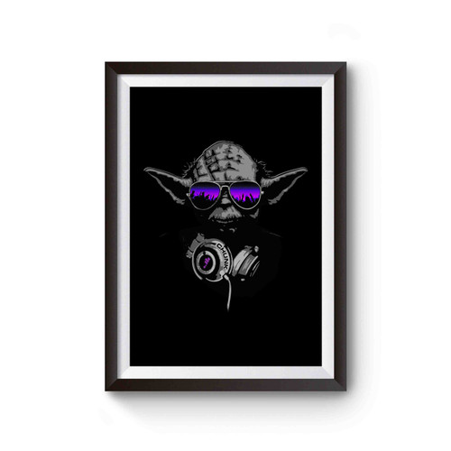 Dj Yoda Star Wars Funny Poster