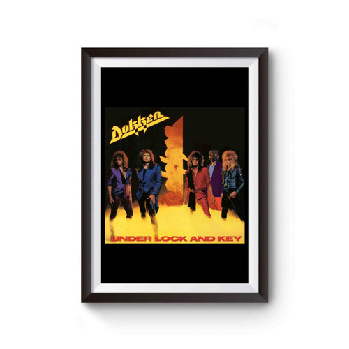 Dokken Under Lock And Key Metal Poster Dokken Under Lock And Key Metal Poster