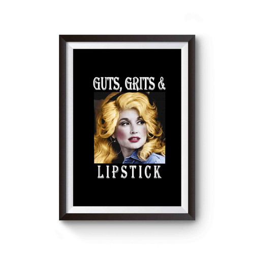 Dolly Parton Grits And Lipstick Dolly Country Music Poster
