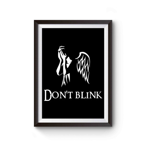 Don't Blink Weeping Angels Inspired By Dr Who Poster