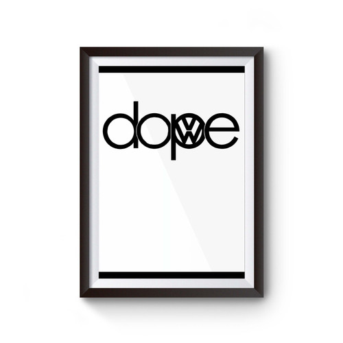 Dope Vw Logos Poster