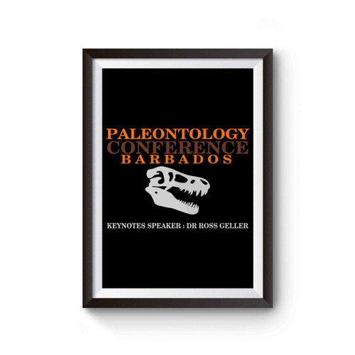 Dr Ross Geller Conference Paleontology Friends Tv Series Poster