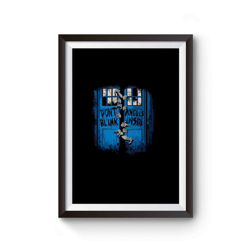 Dr Who Weeping Angel Don't Blink Angel Inside Poster