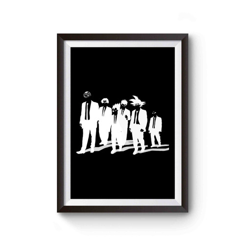 Dragon Ball Z Reservoir Dog Parody Goku Vegeta Funny Poster