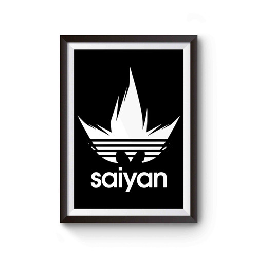 Dragon Ball Z Saiyan Adiddas Cover Inspired Poster