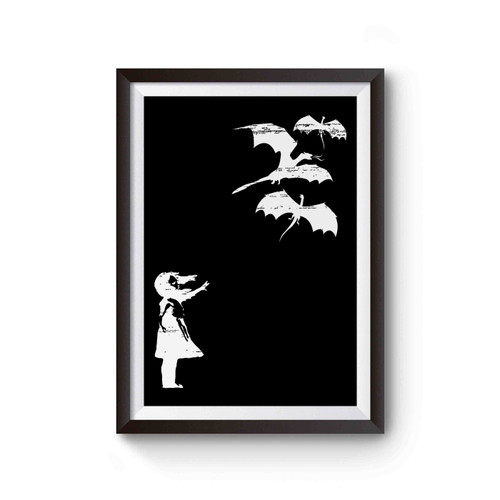 Dragon Banksy Ladies Game Of Tyrion Daenerys Thrones Jon Snow Poster