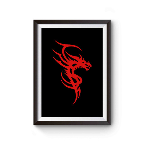 Dragon Tribal Japanese Poster