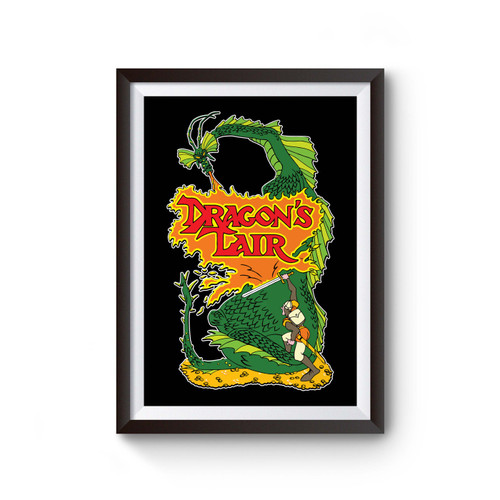 Dragon's Lair Don Bluth Retro Poster