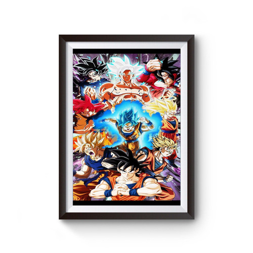 Dragonball Super All Goku Poster