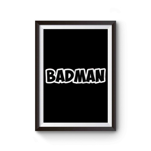 Dragonball Z Vegeta Badman Inspired Poster