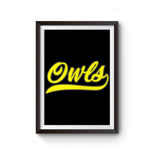 Drhake Owls Green Ovho Poster