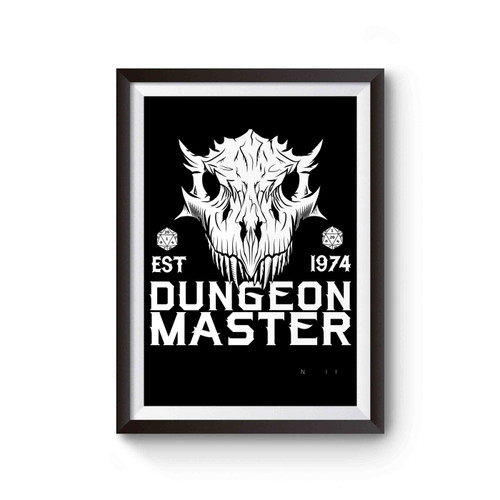 Dungeon Master 1974 D20 Gamer Dungeons And Dragons Dnd D&d Poster