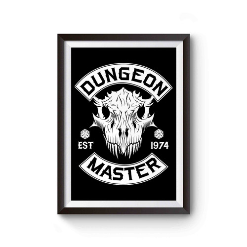 Dungeon Master 1974 D20 Gamer Dungeons And Dragons Dnd Poster