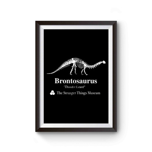 Dustins Brontosaurus Stranger Things Poster