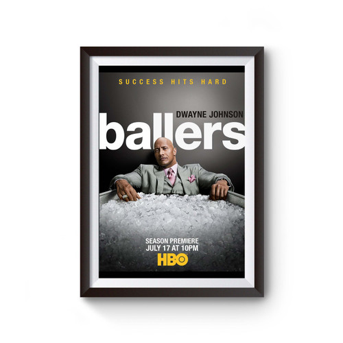 Dwayne Johnson Ballers Poster