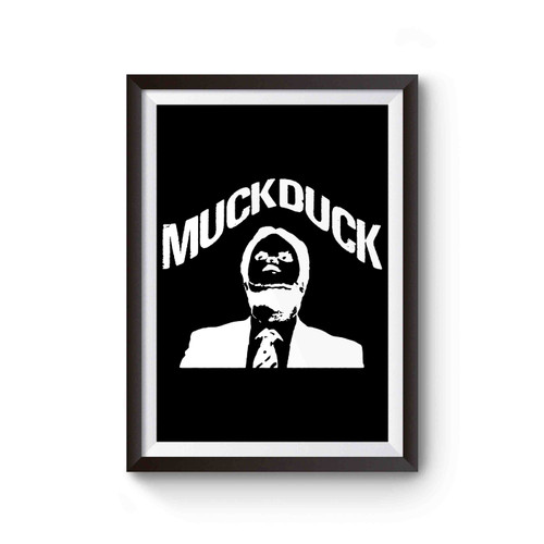 Dwight Face Mask Muckduck Poster