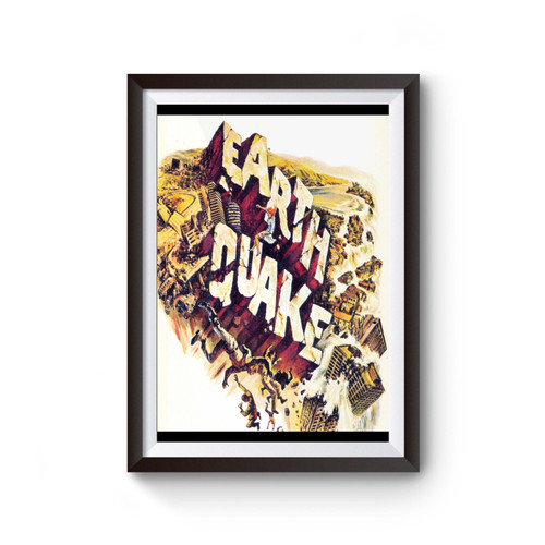 Earthquake Art Poster