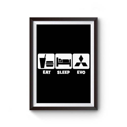 Eat Sleep Evo Poster