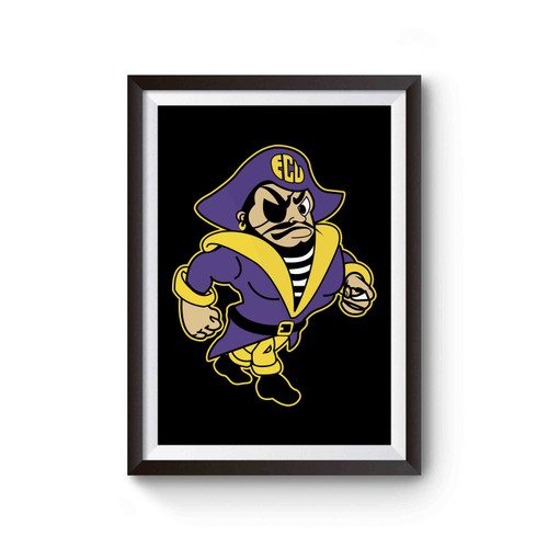 Ecu Pirates Logo Poster