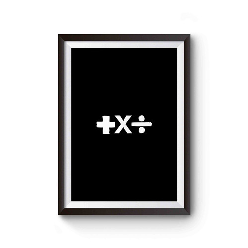 Ed Sheeran Plus X Divide Poster