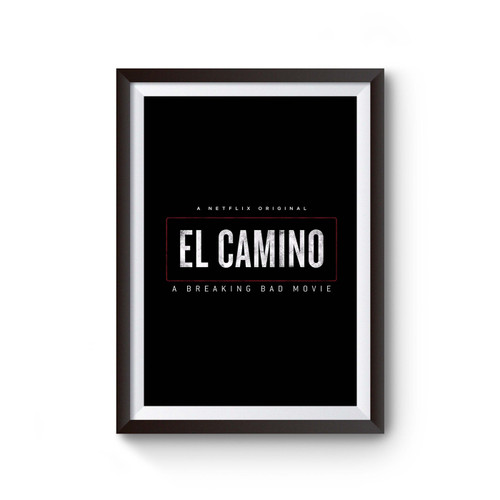 El Camino A Breaking Bad Logo Cover Poster